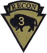 32nd Cavalry Regiment 1st Squadron B Troop OCP Scorpion Shoulder Patch With Velcro